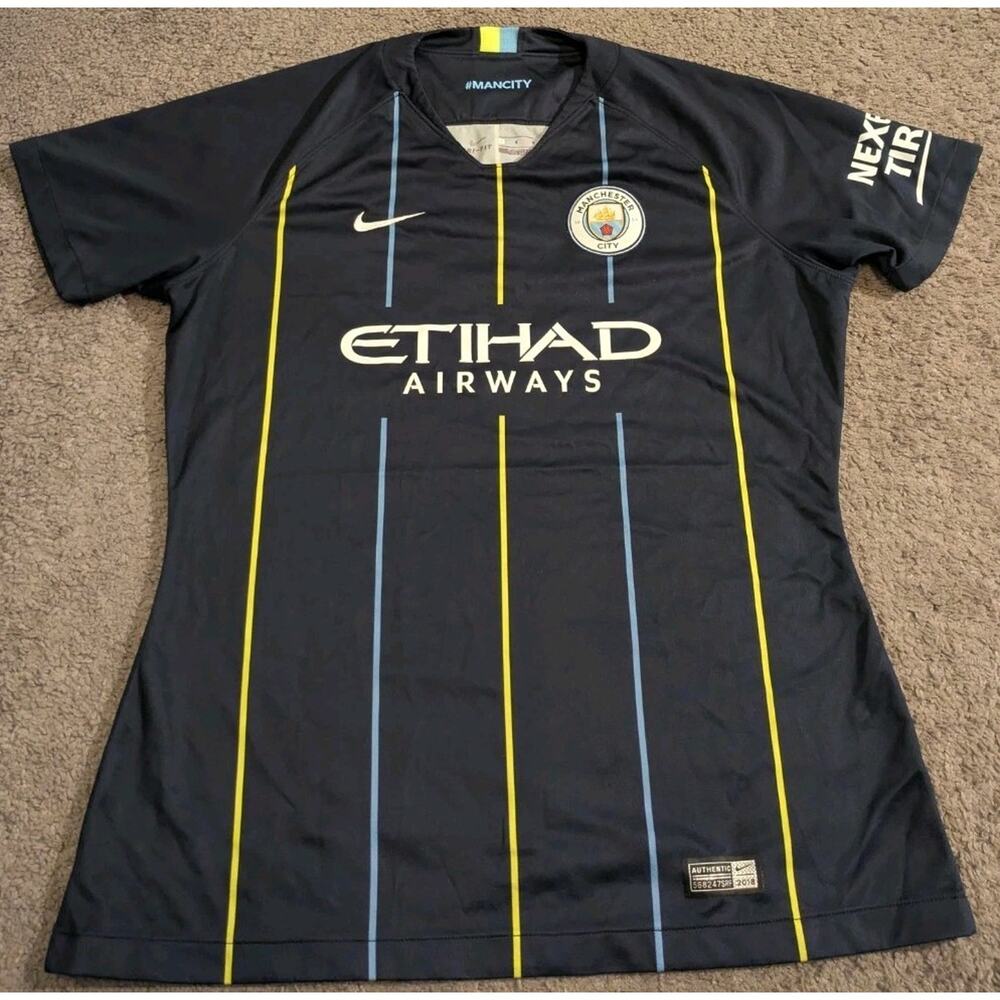 Nike Manchester City Away Stadium Shirt 2018-19 Women's Large